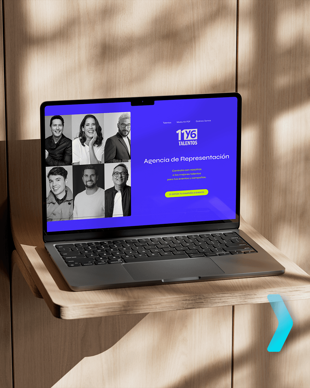 Website for 11Y6 Talentos, business website