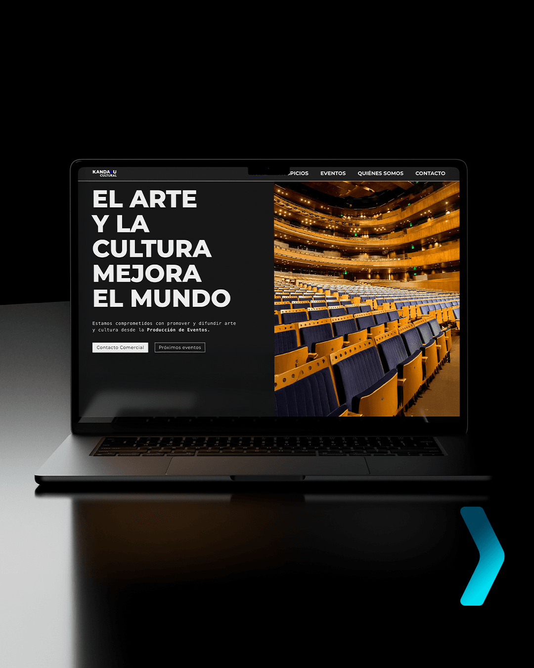 Website for Kandavu Cultural, landing page
